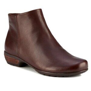 Ros Hommerson Ezra Womens Brown Leather Ankle Boots Size 10.5M With Box